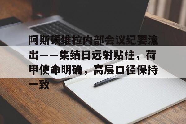 开云-阿斯顿维拉内部会议纪要流出——集结日远射贴柱，荷甲使命明确，高层口径保持一致的简单介绍